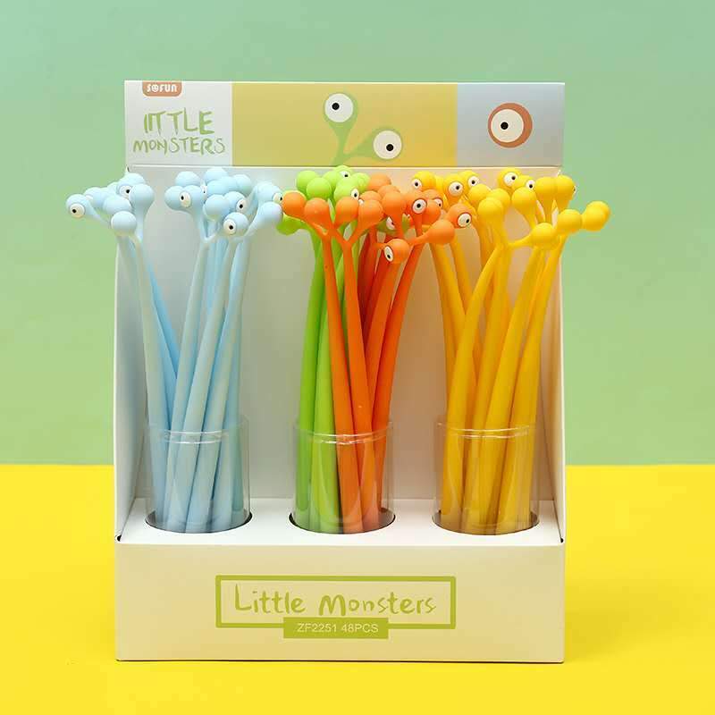 Alien Eyes Wiggle Gel Pen: Assorted Colors